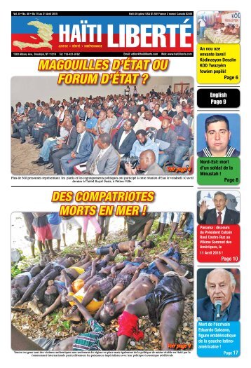 Haiti Liberte 15 Avril 2015