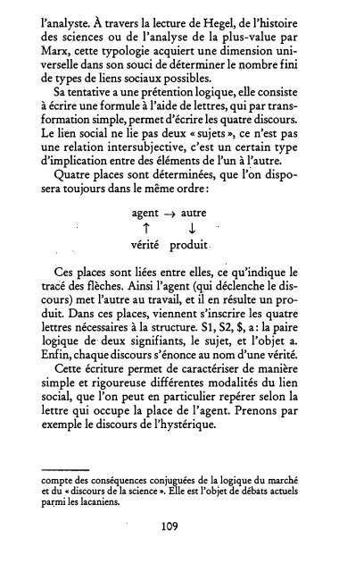 Lacan - La loi, le sujet et la jouissance 