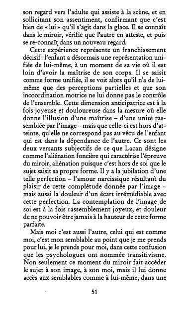 Lacan - La loi, le sujet et la jouissance 