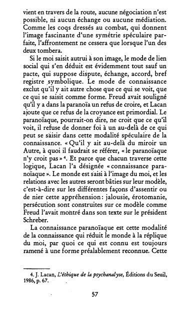 Lacan - La loi, le sujet et la jouissance 