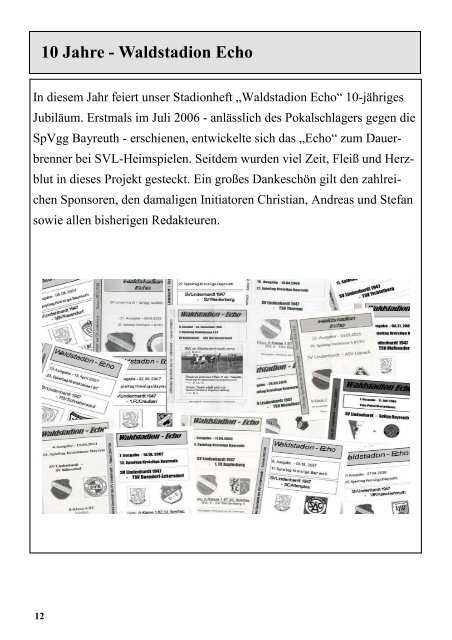 Waldstadion Echo 2016-2017 Ausgabe 2