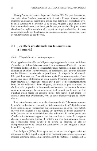 Psychologie de la manipulation et de la soumission 