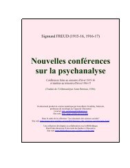 Sigmund Freud..Nouvelles confÃ©rences sur la psychalyse