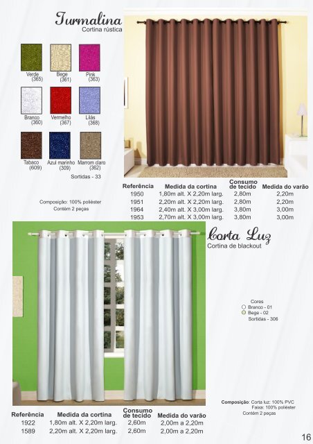 Catalogo de cortinas