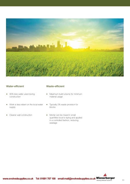 Evolved Supplies -Wienerberger_Porotherm_Brochure rev 1