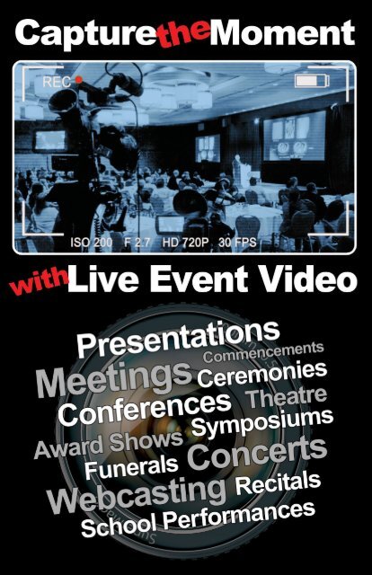 Live Multi Camera Video Capture Service