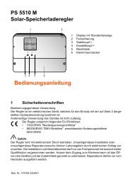 PS 5510 M Solar-Speicherladeregler - wp-energie