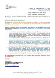 CIRCULAR INFORMATIVA No 082