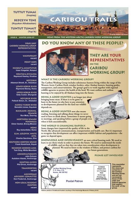 Caribou Trails newsletter Spring 2007 - Taiga Net
