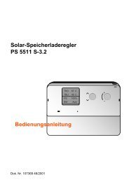 Solar-Speicherladeregler PS 5511 S-3.2 - eht Siegmund GmbH