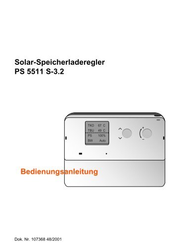 Solar-Speicherladeregler PS 5511 S-3.2 - eht Siegmund GmbH
