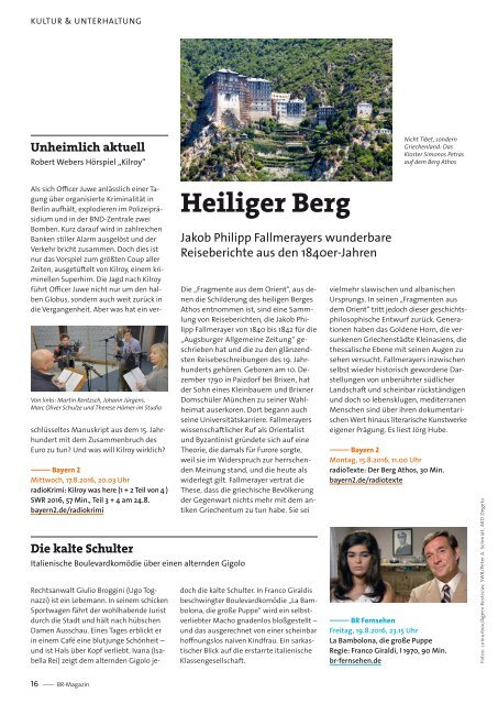 BR-Magazin 17/2016