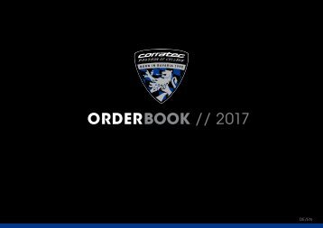 corratec Orderbook 2017