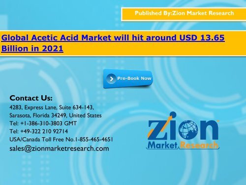 Acetic Acid Market