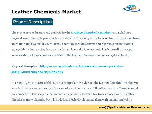 Leather Chemicals Market