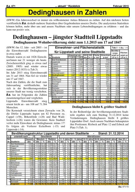 Dedinghausen aktuell 471