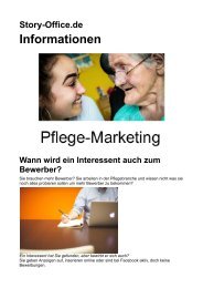 Pflege-Marketing Informationen und Preise