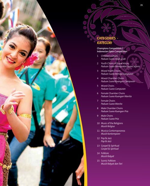 Asia Pacific Choir Games Manado 2013 - Program Book