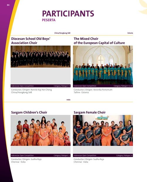 Asia Pacific Choir Games Manado 2013 - Program Book