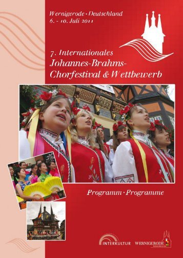 Wernigerode 2011 - Program Book