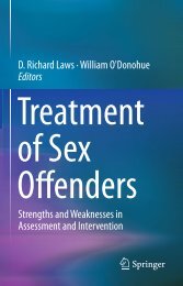 Treatment of Sex Offenders