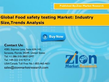 Food safety testing Market