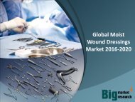 Global Moist Wound Dressings Market 2016-2020