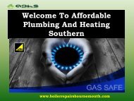 Boiler Repair Bournemouth|Affordable Plumbing