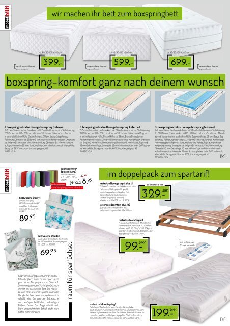 Billi Boxspring Spezial