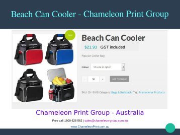 Beach Can Cooler - Chameleon Print Group