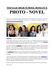 TEENAGE HIGH SCHOOL ROMANCE PHOTO NOVEL PRESENTATION