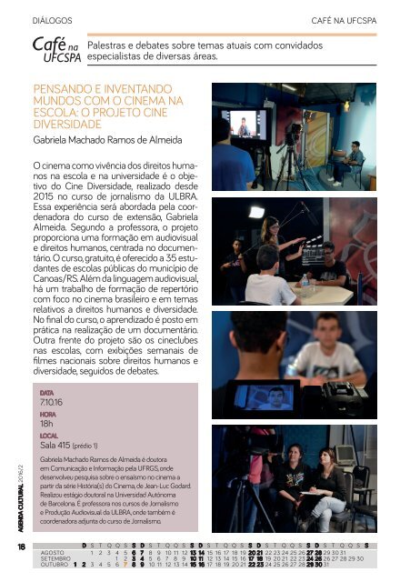 REVISTA agenda cultural 12-8-16