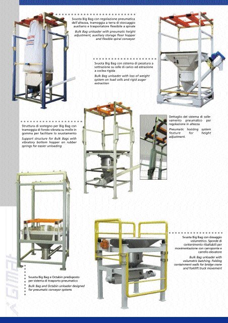 SISTEMI DI CARICO E SCARICO BIG BAGS, OCTABINS E ... - Gimat