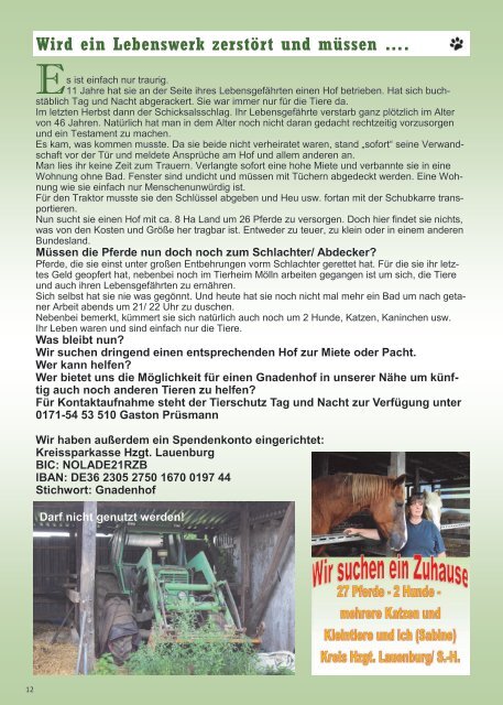 Pfoten-News Ausgabe 8