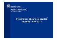 Prescrizioni di carico e scarico secondo l'ADR 2011 - Assogastecnici