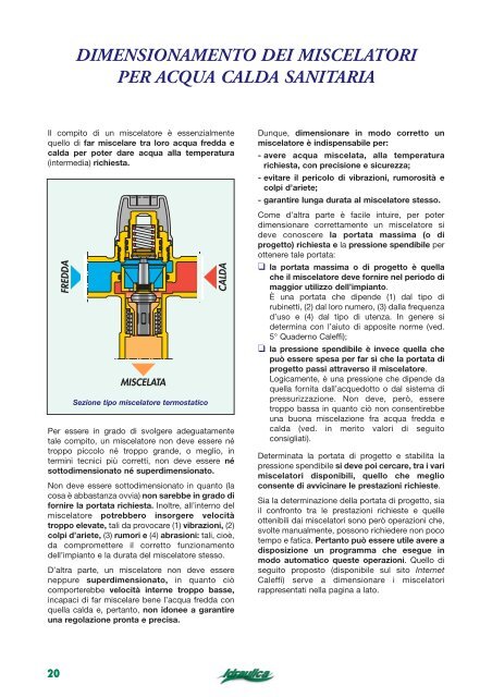 Le perdite di carico negli impianti Il dimensionamento dei ... - Caleffi