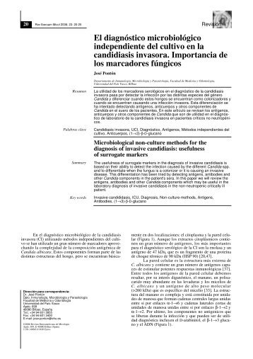 El diagnóstico microbiológico independiente del cultivo en la ...