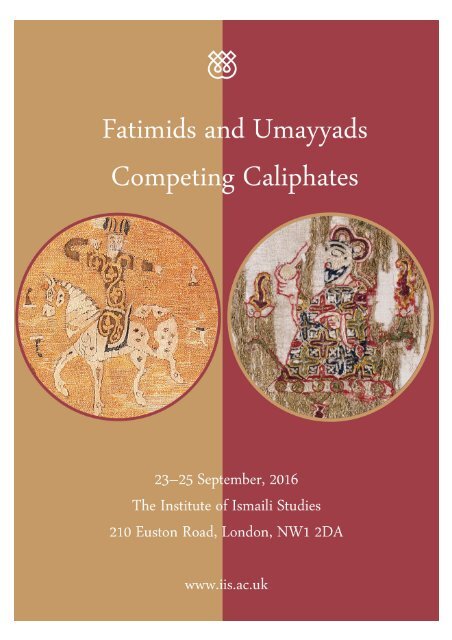 Fatimids and Umayyads 23-25 sep 2016 MADU