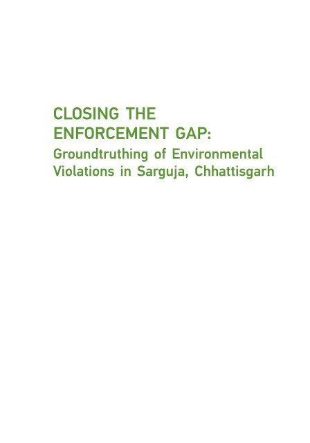 ENFORCEMENT GAP