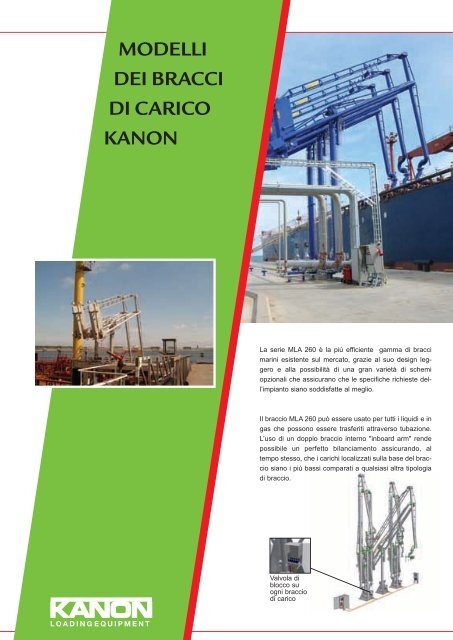 bracci di carico marini - Kanon Loading Equipment