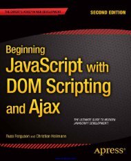 Beginning JavaScript with DOM Scripting and Ajax, 2nd Edition