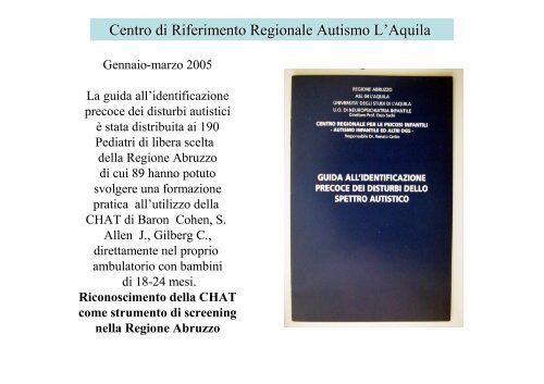 LA PRESA IN CARICO GLOBALE DELL'AUTISMO E ... - la meridiana