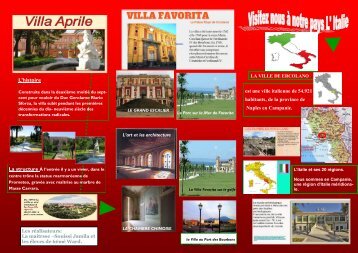 Visiter notre pays Italie