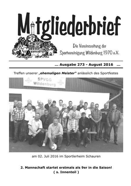 Ausgabe 273  - August 2016