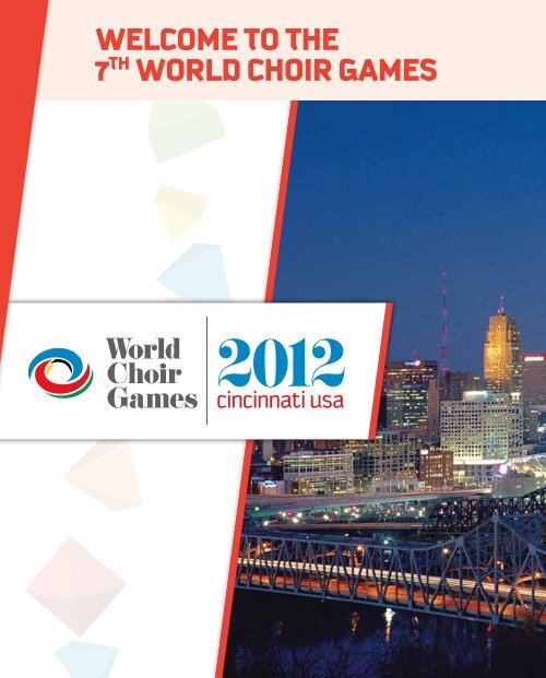 World Choir Games Cincinnati 2012 - Program Book