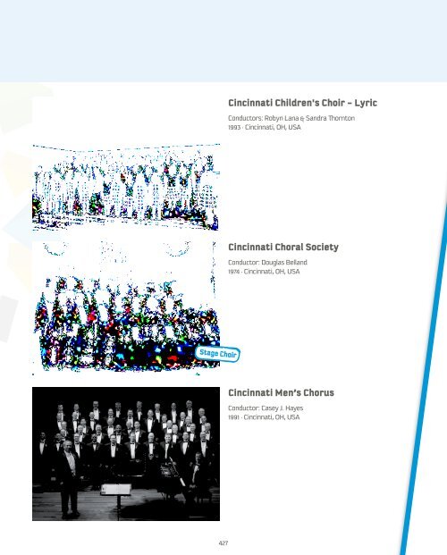 World Choir Games Cincinnati 2012 - Program Book