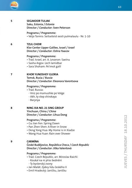 Calella 2012 - Program Book