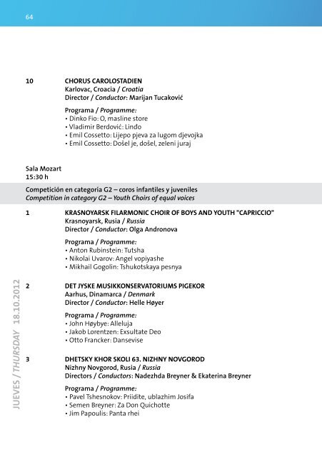 Calella 2012 - Program Book