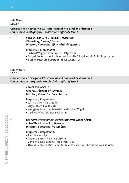 Calella 2012 - Program Book