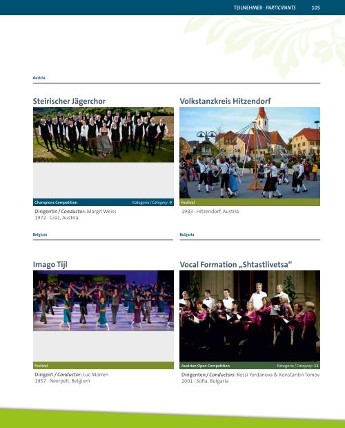 European Choir Games Graz 2013 - Program Book